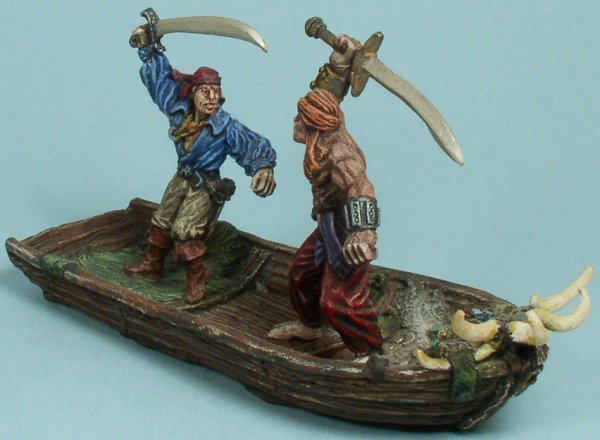 Pirates in rowboat